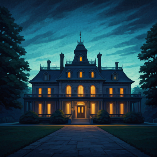 Evening at the Mansion by Charles Funk